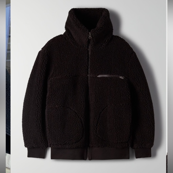 Wilfred Jackets & Blazers - Wilfred Free the teddy jacket Zip-up Teddy Jacket